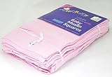 Pack of 12 Pale Pink Cotton Muslin Wraps/Squares