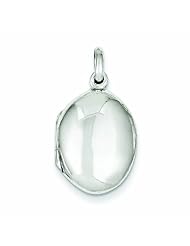 Genuine .925 Sterling Silver Oval Locket 2 Grams. 100% Satisfaction Guaranteed.