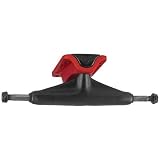 Tensor Magnesium Slider Mid (Set of 2) Skateboard Trucks - 5.0 Inch - Black / Red