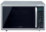 Sharp R959SLM, Digital Combi Quartz Grill Microwave Oven Silver 40L 900W