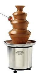 Nostalgia Electrics CFF-986 3-Tier Chocolate Fondue Fountain, Stainless Steel