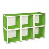 6 Stackable Open Modular Eco Storage Cubes