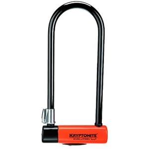 Kryptonite Evolution Series 4 LS Bicycle U-Lock with Bracket (4-Inch x 11.5-Inch) by