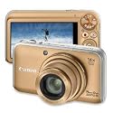 Canon PowerShot SX210 IS Digitalkamera (14 Megapixel, 14-fach opt. Zoom, 7.6 cm (3 Zoll) Display) gold