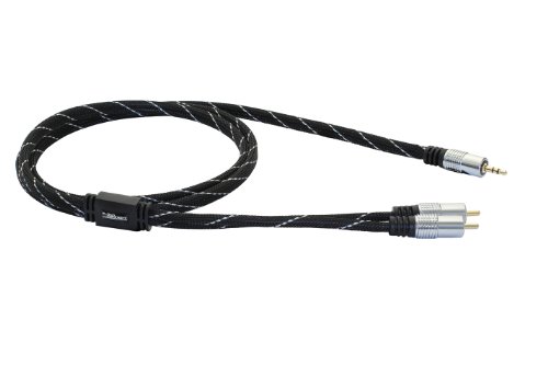 Black Connect Audiokabel (2x Cinchstecker - 3,5 mm Stereo Klinkenstecker) 1,5 m Preisvergleich