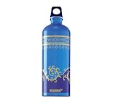 Sigg Lifestyle Loop Top Water Bottle (1.0-Liters, Maharadsha Turquoise, Royal Blue)