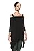 Women's Open Off Shoulder Gypsy Boho Trapeze Handkerchief Hem Top Shirt Blouse