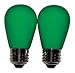 Led S14 Bulb 2pk Grn