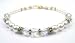 April Diamond Birthstone Gold Filled Swarovski Crystal Beaded Bracelets