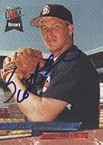 Scott Sanders, San Diego Padres, 1993 Fleer Ultra Rookie Autographed Card