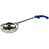 Excellante Portion Controllers Cooking Spoon, 1 Piece Mold, 8 oz, Blue Handle
