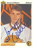 Jassen Cullimore, Vancouver Canucks Autographed Card