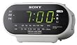 Sony ICF-C318 Automatic Time Set Clock Radio with Dual Alarm (White)
