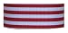 Grosgrain Candy Stripe Ribbon 7/8" 10 Yards Red
