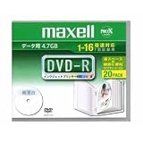 �ޥ����� �ǡ�����DVD-R 4.7GB 16��®�ץ�󥿥֥�磻�� 20�� DR47WPD.20LA