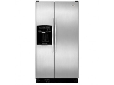 Whirlpool Gold? GD5NVAXS 25.6 cu. ft. Side by Side Refrigerator : White