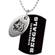 Stainless Steel Cincinnati Bengals Logo Double Dog Tag Necklace