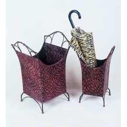 <b>2 Pc Iron Umbrella Stands</b>