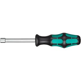 Wera Kraftform Plus 395 HO 5/16" Professional Nutdriver, 3 5/32" Shaft Length