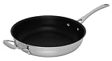 Le Creuset 3-Ply Non-Stick Frying Pan, 26 cm, Stainless Steel  from LE CREUSET UK LTD
