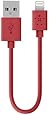 Belkin Apple MFi Certified Lightning to USB ChargeSync Cable for iPhone 6S / 6S Plus,  iPhone 6 / 6 Plus, iPhone SE, iPhone 5 / 5S / 5c, iPad Pro, iPad 4th Gen, iPad Air 2, iPad Air, iPad mini 4, iPad mini 3, iPad mini 2 and iPad mini, 4 Feet (Red)