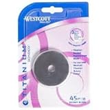 Westcott Titanium Rotary Cutter Replacement Blades 5pk 45mm