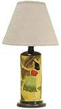 VINTAGE ISLAND BEAUTIES CERAMIC TABLE LAMP - YELLOW