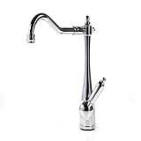Contemporary Single Handle High Rise Kitchen Faucet, Chrome, Free Delivery