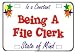 Search : Being A File Clerk Is a Constant State of Mind Sweatshirt (Your Choice of Colors)