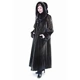 Mink Coat - Scalloped Hood and Collar by MadisonAveMall