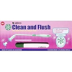 Sabco Clean and Flush Toilet Brush Cleaning System