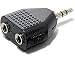 Recoton CW1528 Audio Mini Y Adapter, Plastic