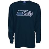 Seahawks Reebok Faded Logo Thermal Tee - Mens