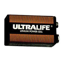 9v Long Life Lithium Battery by Ultralife