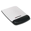 3M Professional Series II Adjustable Mouse Pad, With Gel Wrist Rest & Base Plate, Black/Metallic Gray