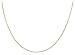 14k Yellow Gold .9mm Round Snake Chain Necklace, 24