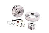 BBK 15550 Aluminum 8-Rib Underdrive Pulley Kit for Ford F-Series/Expedition 4.6L/5.4L - 3 Piece