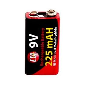 CTA DIGITAL 9V NiMH Rechargeable Battery
