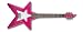 Daisy Rock Star Short Scale Guitar, Atomic Pink