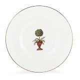 Lenox Mattonella Bone China Gold Banded Dessert Plate