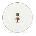 Lenox Mattonella Bone China Gold Banded Dessert Plate