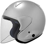 ARAI SZ_C METALLIC SILVER MOTORCYCLE Open-Face-Helmet
