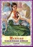 Mexican Calendar Girls Postcard Box: 30 Postcards