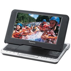 319MI7P00KL Panasonic DVD LS850 Portable DVD Player with 8.5 Diagonal Widescreen LCD   Deluxe Version includes Carry Case, Car Headrest Bracket, DC Adapter & 6  Hour Battery