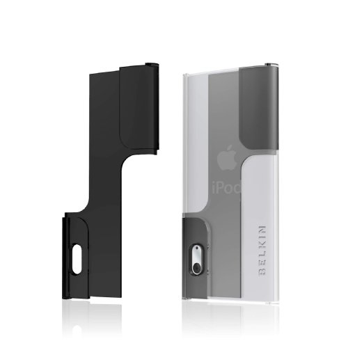 Belkin Body Guard f&uuml;r Apple iPod Nano 5G schwarz/Graphit/Durchscheinend wei&szlig; Preisvergleich