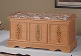 NEW CEDAR CHEST IN LIGHT OAK FINISH