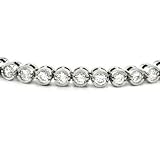 14K White Gold Diamond Bracelet -- 5.50 Ct. SI1-SI2 Eye Clean J/K