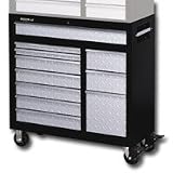 Remline REM93911 11 Drawer Roller Cabinet 42 with Tread Plate Front and Ball Bearing Slides