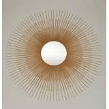 Sunburst Mirror (Gold) (26"H x 26"W x 1D)