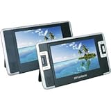 Sylvania SDVD8732 7-Inch Dual Screen Portable DVD Player with Built In 5 Hour Battery Life and USB/SD Card Reader